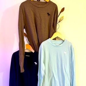 NWOT Abercrombie kids LS tees